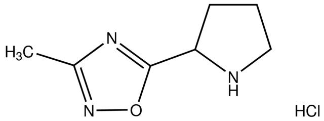 3-Methyl-5-(2-pyrrolidinyl)-1,2,4-oxadiazole hydrochloride