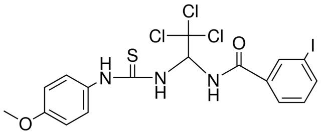 3-IODO-N-(2,2,2-TRICHLORO-1-(3-(4-METHOXY-PHENYL)-THIOUREIDO)-ETHYL)-BENZAMIDE