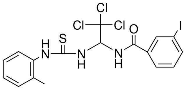 3-IODO-N-(2,2,2-TRICHLORO-1-(3-O-TOLYL-THIOUREIDO)-ETHYL)-BENZAMIDE