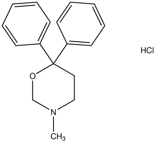 3-methyl-6,6-diphenyl-1,3-oxazinane hydrochloride