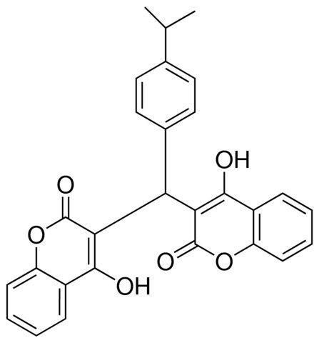 3,3'-(4-ISOPROPYLBENZYLIDENE)BIS(4-HYDROXYCOUMARIN)