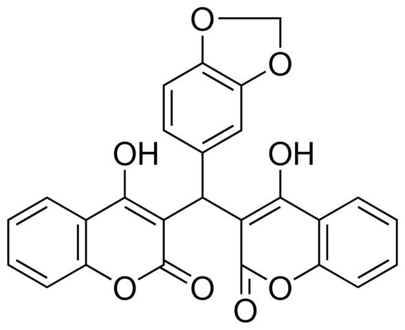 3,3'-(BENZO[D][1,3]DIOXOL-5-YLMETHYLENE)BIS(4-HYDROXY-2H-CHROMEN-2-ONE)