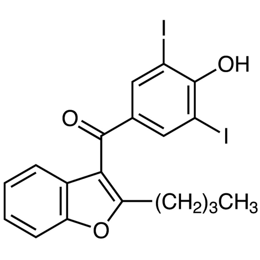 2-Butyl-3-(4-hydroxy-3,5-diiodobenzoyl)benzofuran