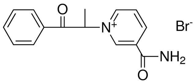 3-CARBAMOYL-1-(1-METHYL-2-OXO-2-PHENYL-ETHYL)-PYRIDINIUM, BROMIDE