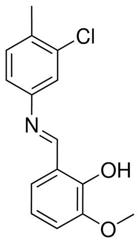 3-CHLORO-4-METHYL-N-(2-HYDROXY-3-METHOXYBENZYLIDENE)ANILINE