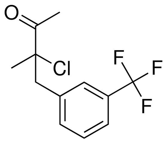 3-CHLORO-3-METHYL-4-(ALPHA,ALPHA,ALPHA-TRIFLUORO-M-TOLYL)-2-BUTANONE