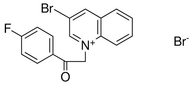 3-BROMO-1-(2-(4-FLUORO-PHENYL)-2-OXO-ETHYL)-QUINOLINIUM, BROMIDE