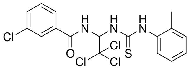 3-CHLORO-N-[2,2,2-TRICHLORO-1-(3-O-TOLYL-THIOUREIDO)-ETHYL]-BENZAMIDE