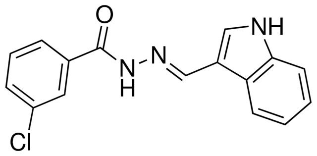 3-chloro-N'-[(E)-1H-indol-3-ylmethylidene]benzohydrazide