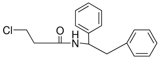 3-CHLORO-N-(1,2-DIPHENYLETHYL)-PROPIONAMIDE