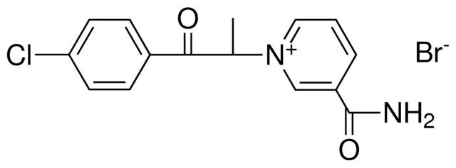 3-CARBAMOYL-1-(2-(4-CHLORO-PHENYL)-1-METHYL-2-OXO-ETHYL)-PYRIDINIUM, BROMIDE