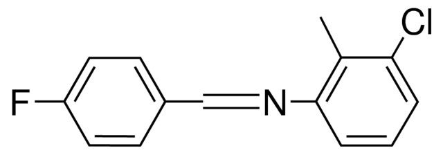 3-CHLORO-N-(4-FLUOROBENZYLIDENE)-ORTHO-TOLUIDINE