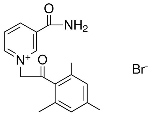 3-CARBAMOYL-1-(2-OXO-2-(2,4,6-TRIMETHYL-PHENYL)-ETHYL)-PYRIDINIUM, BROMIDE