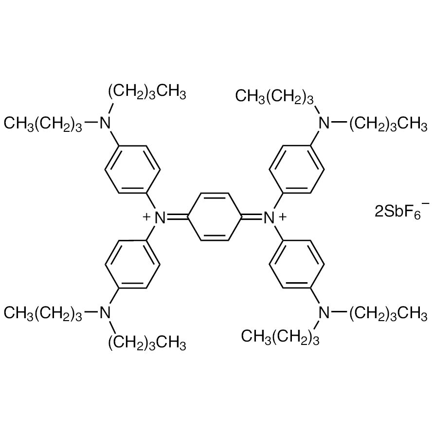 N,N,N',N'-Tetrakis(4-dibutylaminophenyl)-1,4-benzoquinone Diiminium Bis(hexafluoroantimonate)