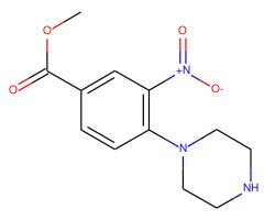 3-Nitro-4-piperazin-1-yl-benzoic acid methyl ester