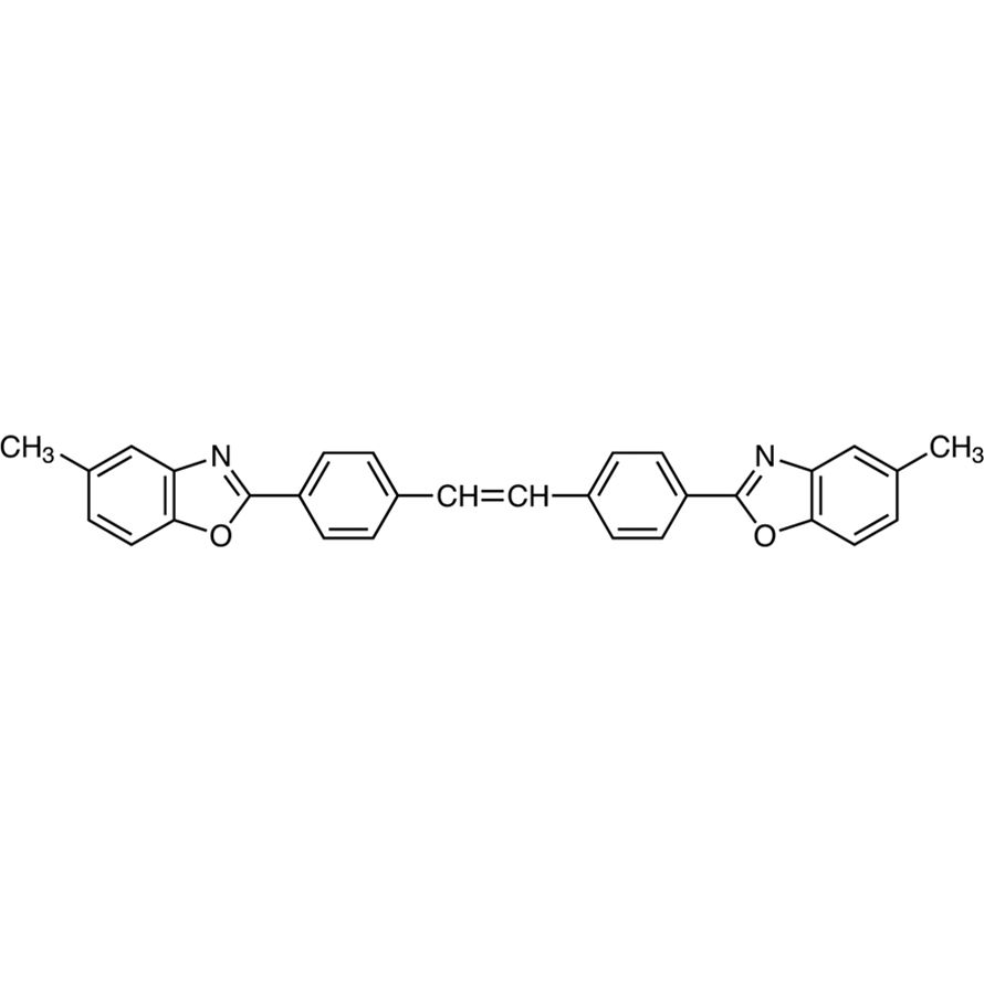 4,4'-Bis(5-methyl-2-benzoxazolyl)stilbene (purified by sublimation)