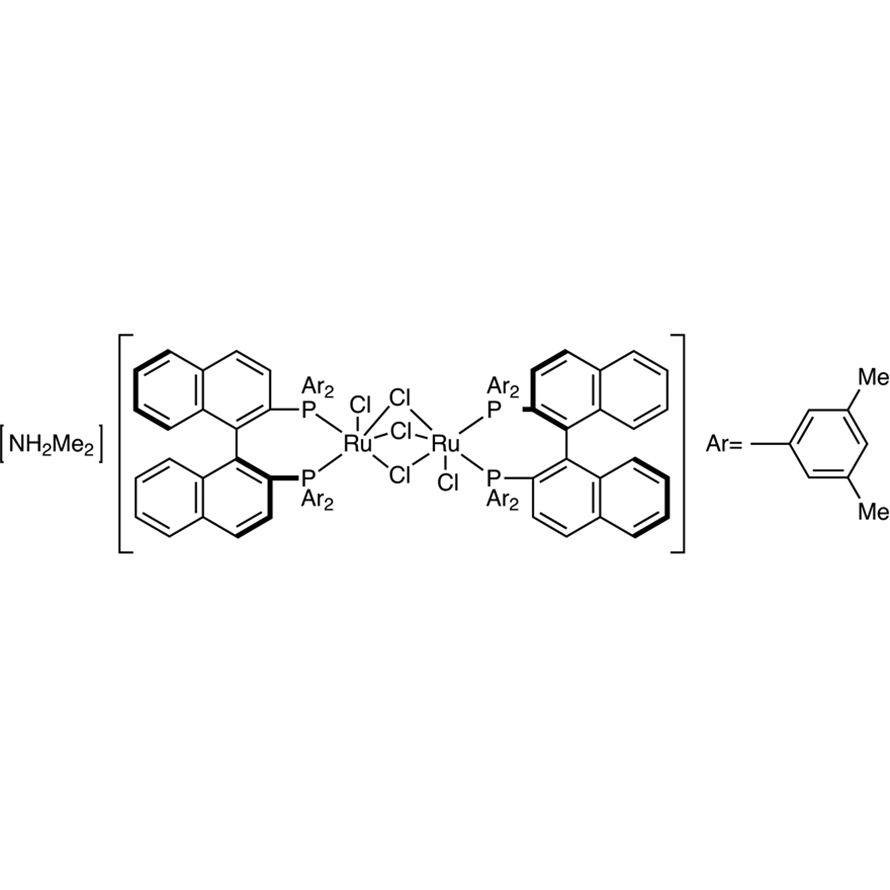 [NH<sub>2</sub>Me<sub>2</sub>][(RuCl((S)-xylbinap))<sub>2</sub>(μ-Cl)<sub>3</sub>]