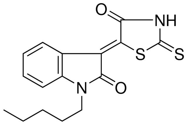 3-(4-OXO-2-THIOXO-THIAZOLIDIN-5-YLIDENE)-1-PENTYL-1,3-DIHYDRO-INDOL-2-ONE