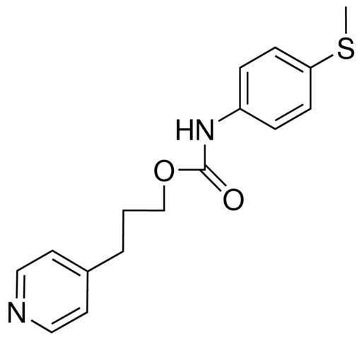 3-(4-PYRIDYL)PROPYL N-(4-(METHYLTHIO)PHENYL)CARBAMATE