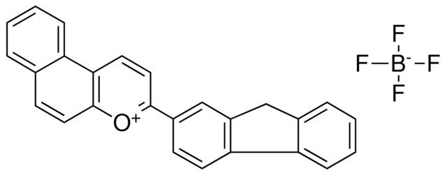 3-(9H-FLUOREN-2-YL)-BENZO(F)CHROMENYLIUM, TETRAFLUORO BORATE