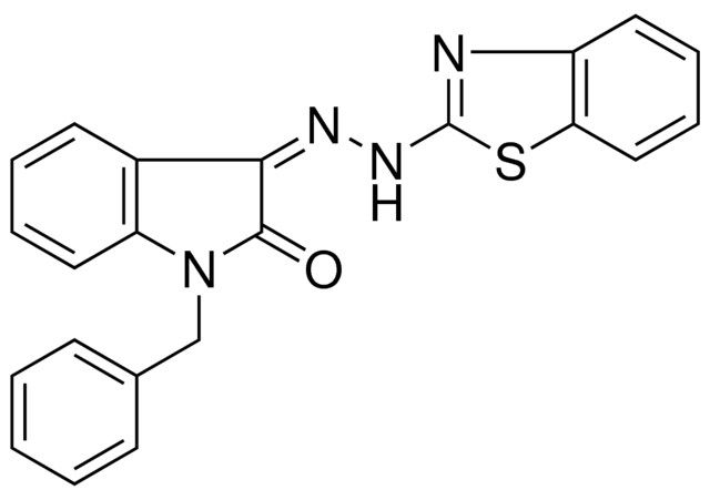 3-(BENZOTHIAZOL-2-YL-HYDRAZONO)-1-BENZYL-1,3-DIHYDRO-INDOL-2-ONE