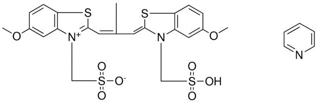 3-(5-METHOXY-2-{2-[(Z)-(5-METHOXY-3-(3-SULFOPROPYL)-1,3-BENZOTHIAZOL-2(3H)-YLIDENE)METHYL]-1-BUTENYL}-1,3-BENZOTHIAZOL-3-IUM-3-YL)-1-PROPANESULFONATE COMPOUND WITH PYRIDINE