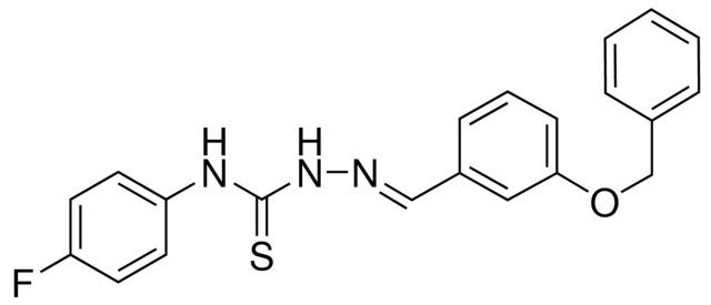 3-(BENZYLOXY)BENZALDEHYDE N-(4-FLUOROPHENYL)THIOSEMICARBAZONE