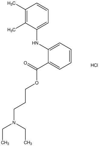 3-(diethylamino)propyl 2-(2,3-dimethylanilino)benzoate hydrochloride