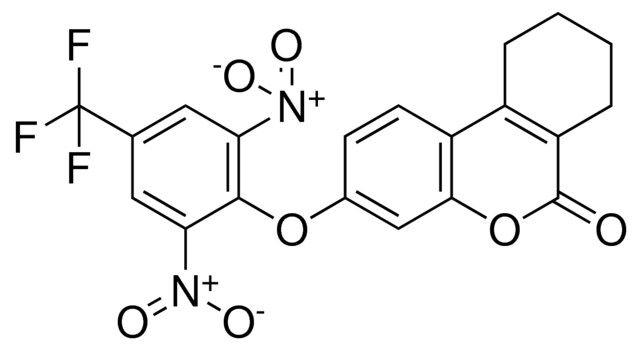 3-(2,6-DINITRO-4-TRIFLUOROMETHYL-PHENOXY)-7,8,9,10-4H-BENZO(C)CHROMEN-6-ONE