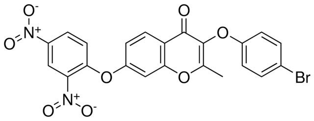 3-(4-BROMO-PHENOXY)-7-(2,4-DINITRO-PHENOXY)-2-METHYL-CHROMEN-4-ONE