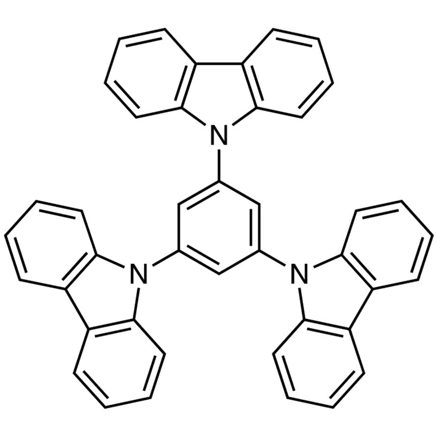 1,3,5-Tri(9H-carbazol-9-yl)benzene (purified by sublimation)