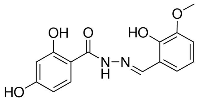 2,4-DIHYDROXY-N'-(2-HYDROXY-3-METHOXYBENZYLIDENE)BENZOHYDRAZIDE