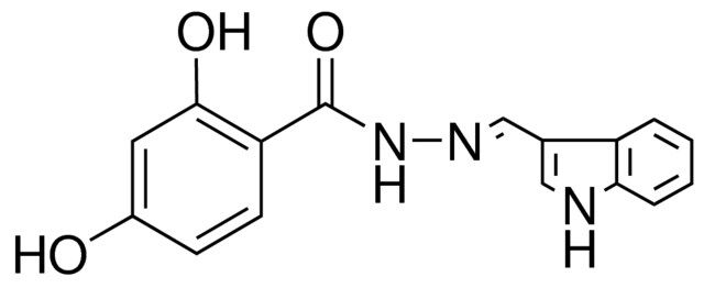 2,4-DIHYDROXY-N'-(1H-INDOL-3-YLMETHYLENE)BENZOHYDRAZIDE