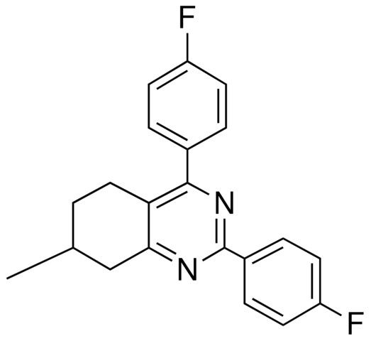 2,4-BIS(4-FLUOROPHENYL)-7-METHYL-5,6,7,8-TETRAHYDROQUINAZOLINE