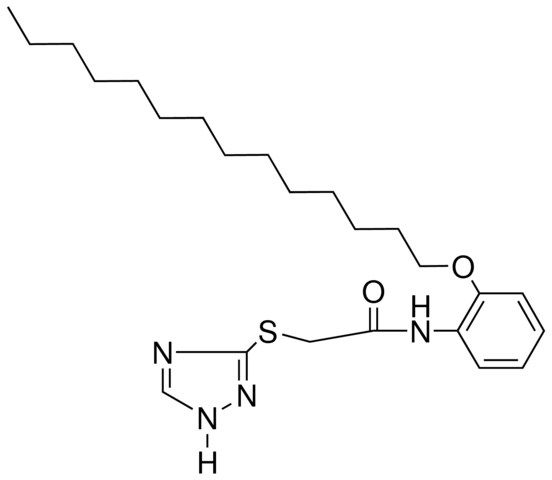 2'-(TETRADECYLOXY)-2-(4H-1,2,4-TRIAZOL-3-YLTHIO)ACETANILIDE