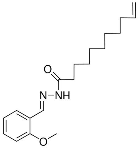 10-UNDECENOIC ACID N-(2-METHOXYBENZYLIDENE)HYDRAZIDE