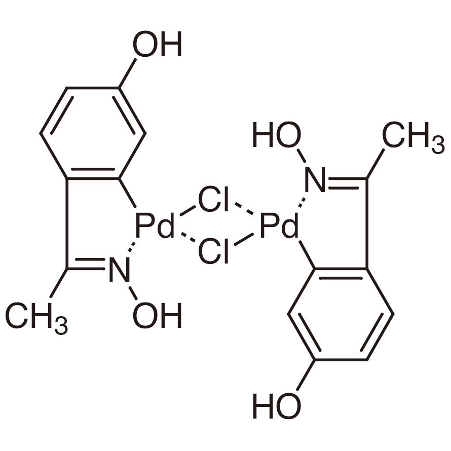 Di-μ-chlorobis[5-hydroxy-2-[1-(hydroxyimino)ethyl]phenyl]palladium(II) Dimer