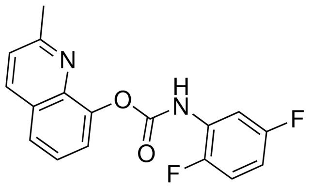 2-METHYL-8-QUINOLYL N-(2,5-DIFLUOROPHENYL)CARBAMATE