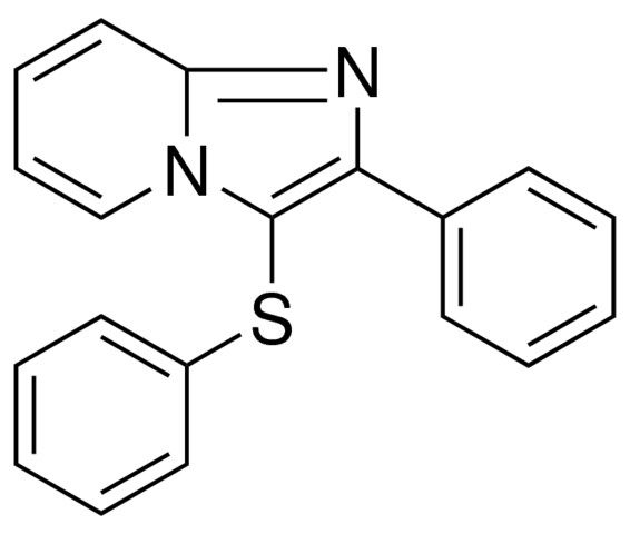 2-PHENYL-3-PHENYLSULFANYL-IMIDAZO(1,2-A)PYRIDINE