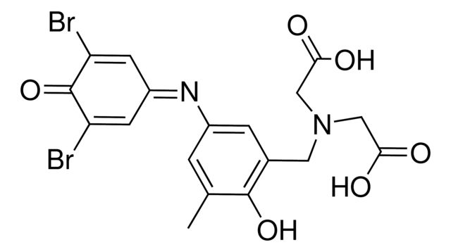 2,2-(5-(3,5-Dibromo-4-oxocyclohexa-2,5-dienylideneamino)-2-hydroxy-3-methylbenzylazanediyl)diacetic acid