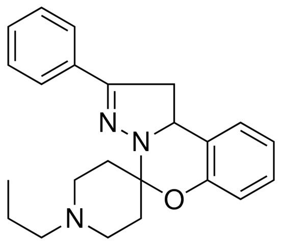 2-PHENYL-1'-PROPYL-1,10B-DIHYDROSPIRO[BENZO[E]PYRAZOLO[1,5-C][1,3]OXAZINE-5,4'-PIPERIDINE]