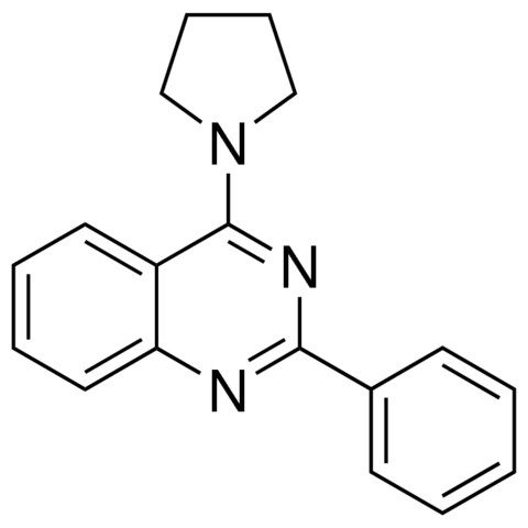 2-PHENYL-4-(1-PYRROLIDINYL)QUINAZOLINE