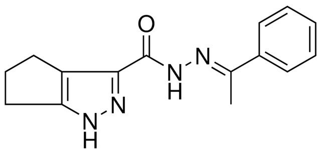 1,4,5,6-4H-CYCLOPENTAPYRAZOLE-3-CARBOXYLIC ACID (1-PHENYL-ETHYLIDENE)-HYDRAZIDE