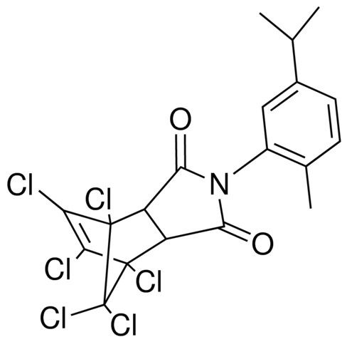 1,4,5,6,7,7-HEXACHLORO-N-(5-ISOPROPYL-2-METHYLPHENYL)5NORBORNENE23DICARBOXIMIDE