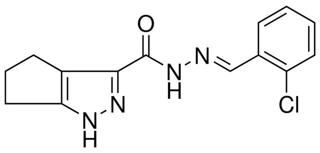 1,4,5,6-4H-CYCLOPENTAPYRAZOLE-3-CARBOXYLIC ACID (2-CHLORO-BENZYLIDENE)-HYDRAZIDE