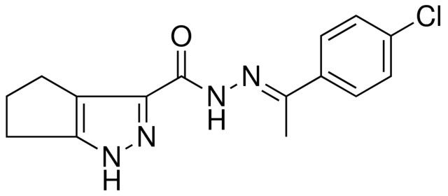 1,4,5,6-4H-CYCLOPENTAPYRAZOLE-3-CARBOXYLIC ACID (1(4-CL-PH)-ETHYLIDENE)HYDRAZIDE