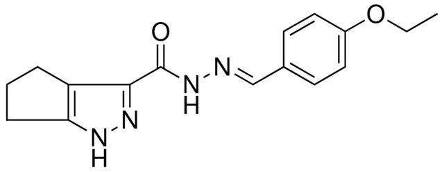 1,4,5,6-4H-CYCLOPENTAPYRAZOLE-3-CARBOXYLIC ACID (4-ETHOXY-BENZYLIDENE)-HYDRAZIDE