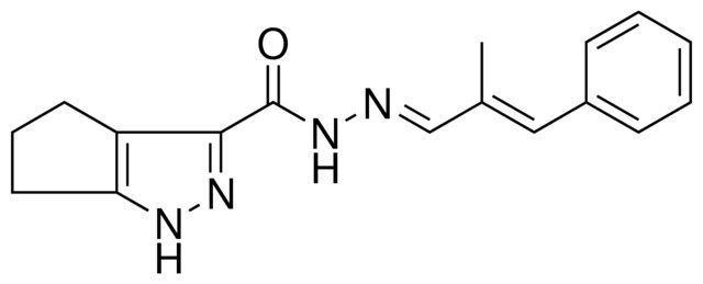 1,4,5,6-4H-CYCLOPENTAPYRAZOLE-3-CARBOXYLIC ACID (2-ME-3-PH-ALLYLIDENE)-HYDRAZIDE