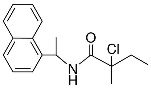 2-CHLORO-2-METHYL-N-(1-NAPHTHALEN-1-YL-ETHYL)-BUTYRAMIDE