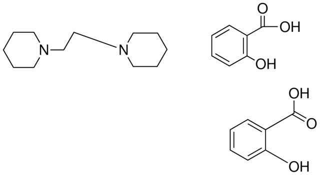 2-HYDROXYBENZOIC ACID COMPOUND WITH 1-[2-(1-PIPERIDINYL)ETHYL]PIPERIDINE